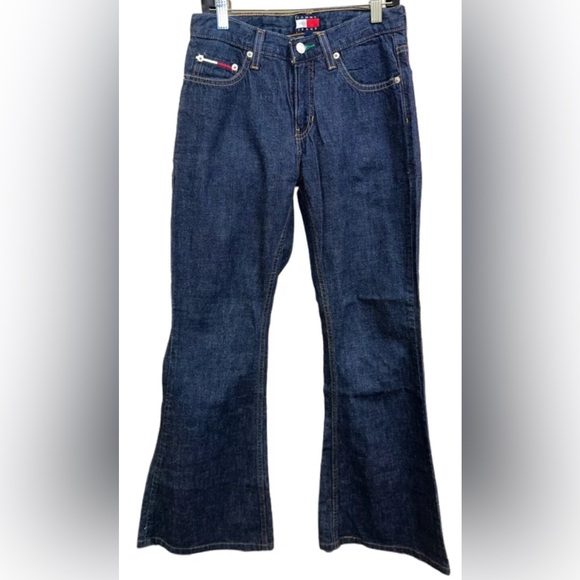 Tommy Jeans Holiday Wide Leg Hip Jean Vintage Tommy Hilfiger Women's Size 1 - Picture 1 of 4